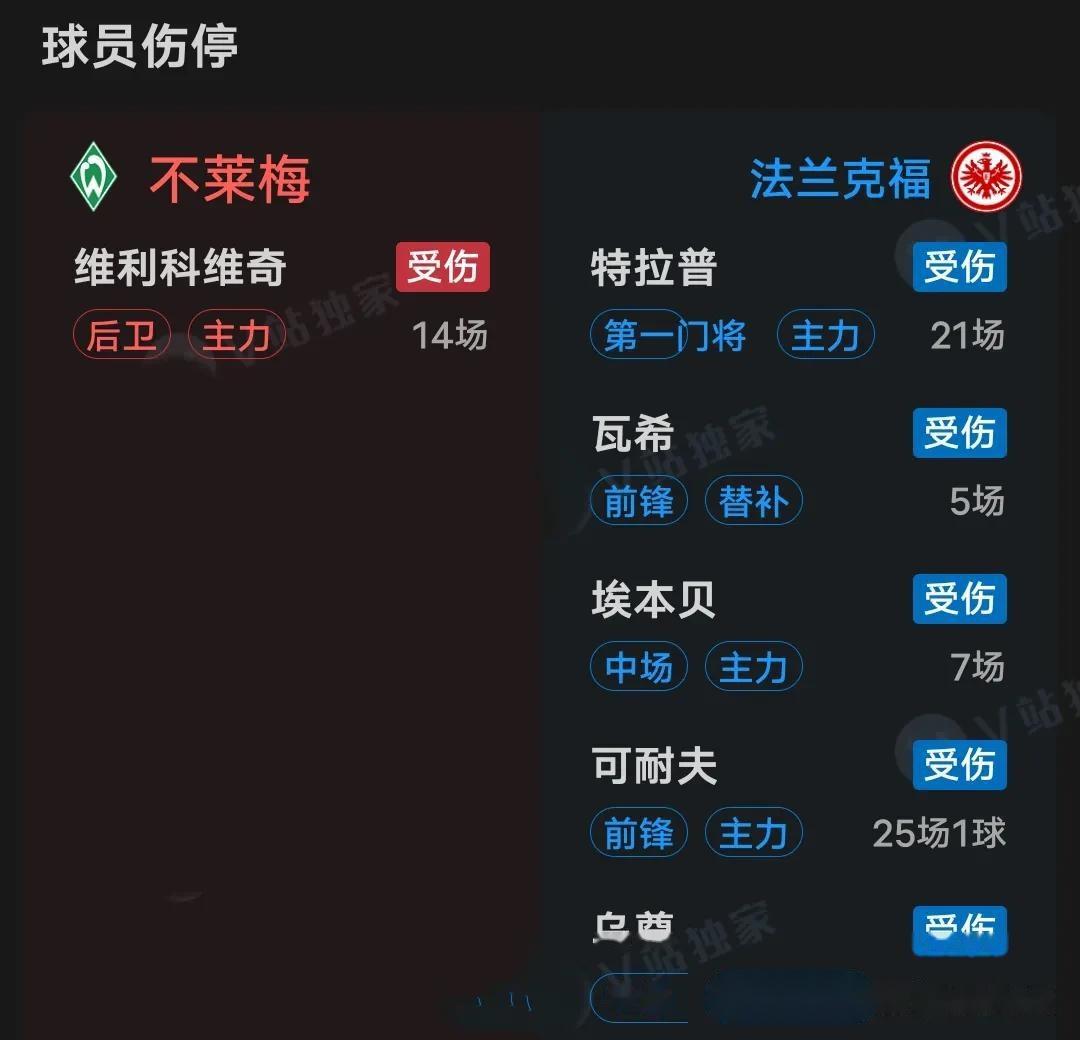 关于云达不莱梅球员受伤情绪低落，球队迎接新挑战的信息